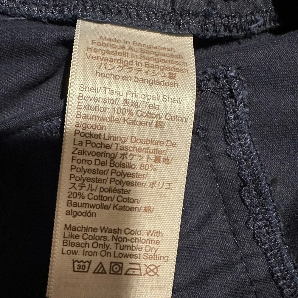 NEW J. Crew Chino Shorts Women Size 6 Navy Blue‎ 5